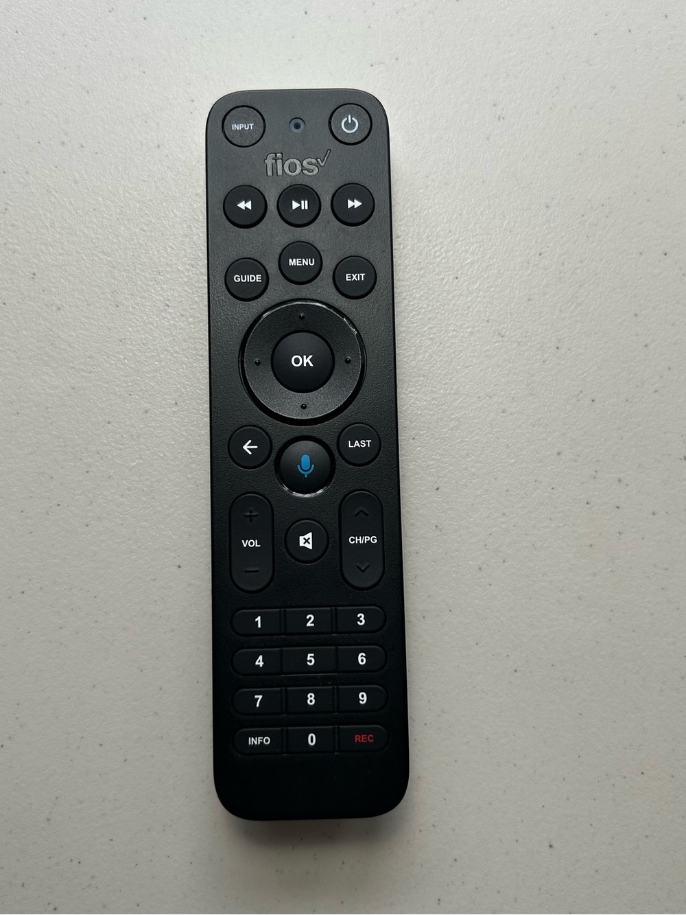 Verizon Fios Voice Remote Control Black Fios Verizon